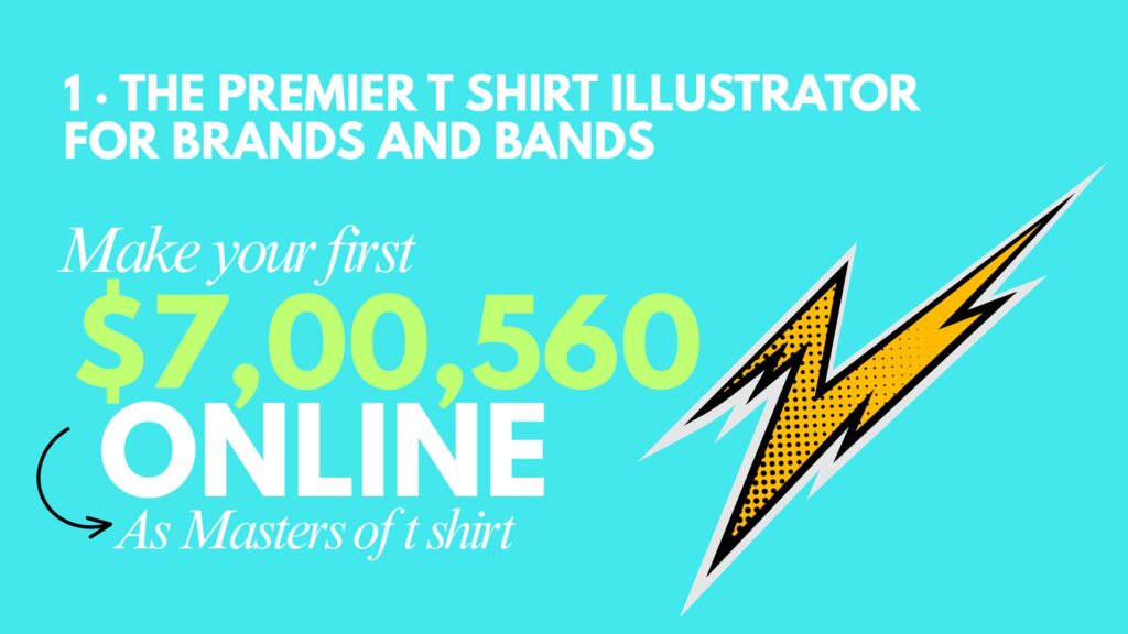 Premier T Shirt Illustrator for Brands and Bands