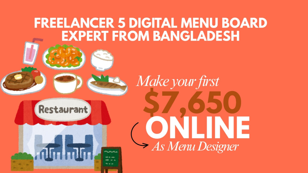 Freelancer 5 Digital Menu Board Expert from Bangladesh