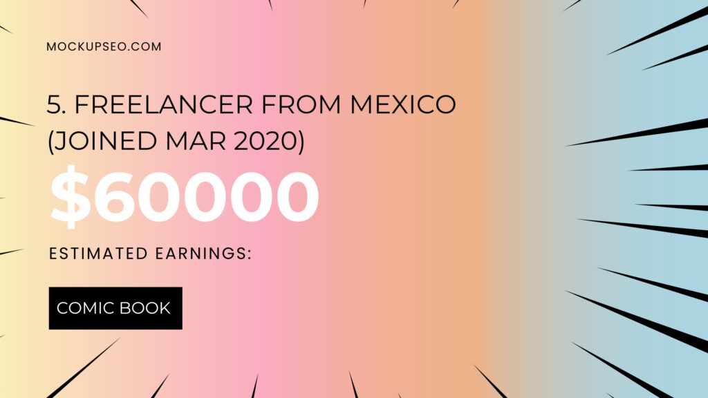 Freelancer from Mexico (Joined Mar 2020)