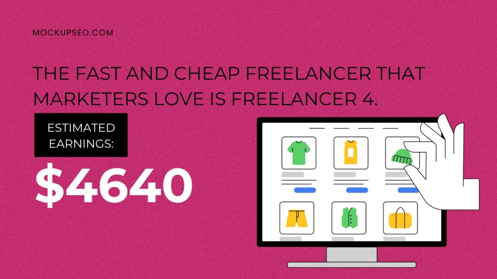 The fast and cheap freelancer that marketers love is Freelancer 4