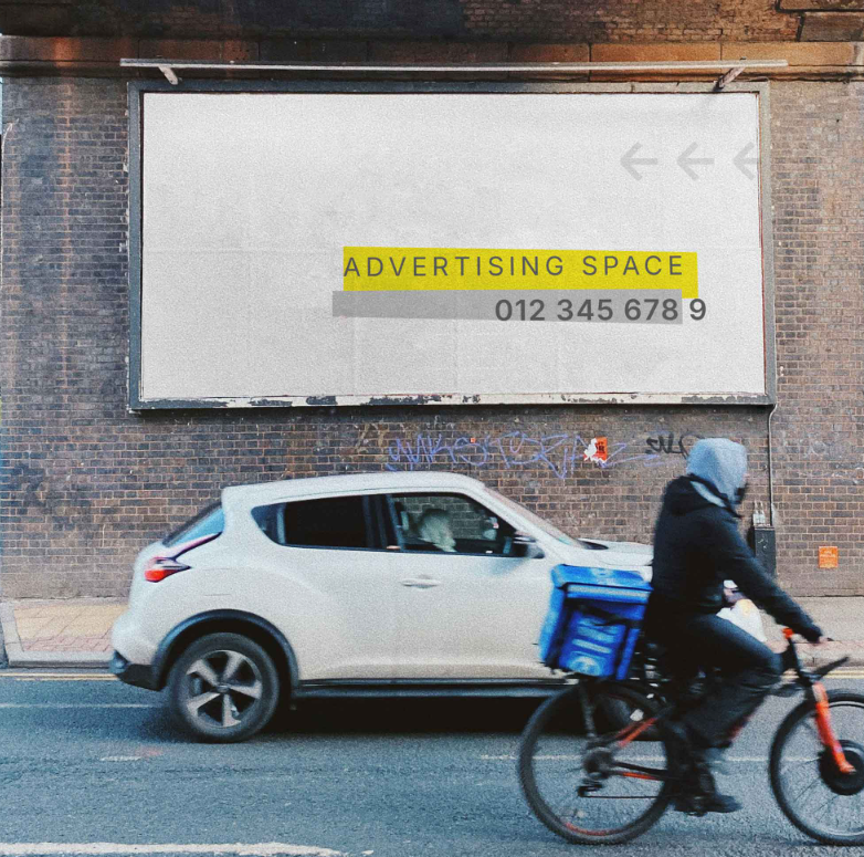 Billboard Under Bridge Mockup