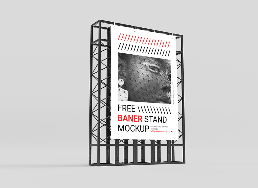 Bring Your Banner Designs to Life with This Modern and Realistic Mockup