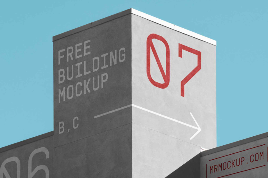 Concrete Building PSD for Bold Branding