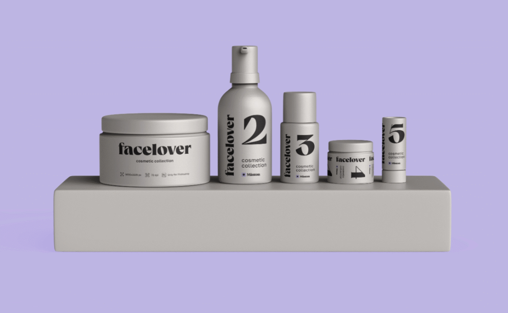 Facelover Cosmetics Free Mockup