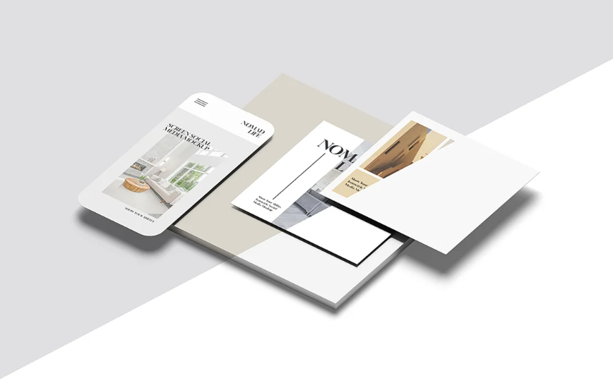 Isometric Social Media Mockup Showcase Your Designs with Realistic Style