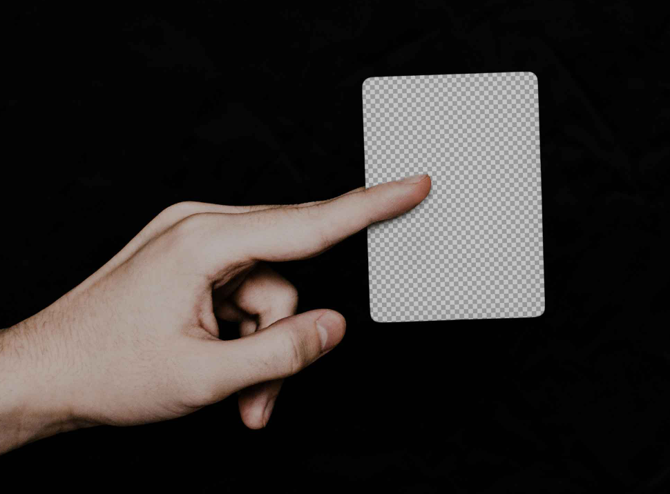 Luxury Vertical Card Mockup