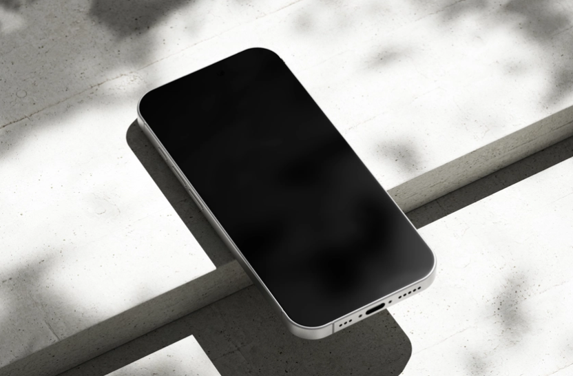 Minimalistic iPhone 16 Pro Mockup