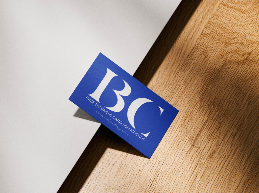 Modern Business Card Mockup PSD