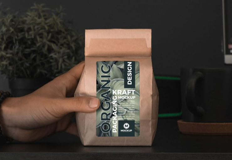 Organic Kraft Packaging Mockup Design