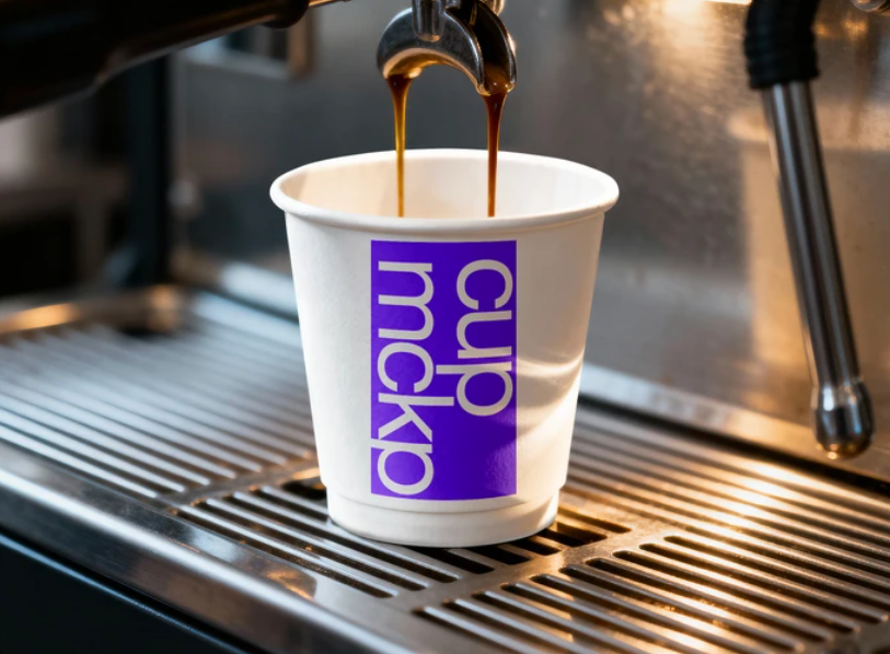 Paper Cup Mockup Coffee Shop
