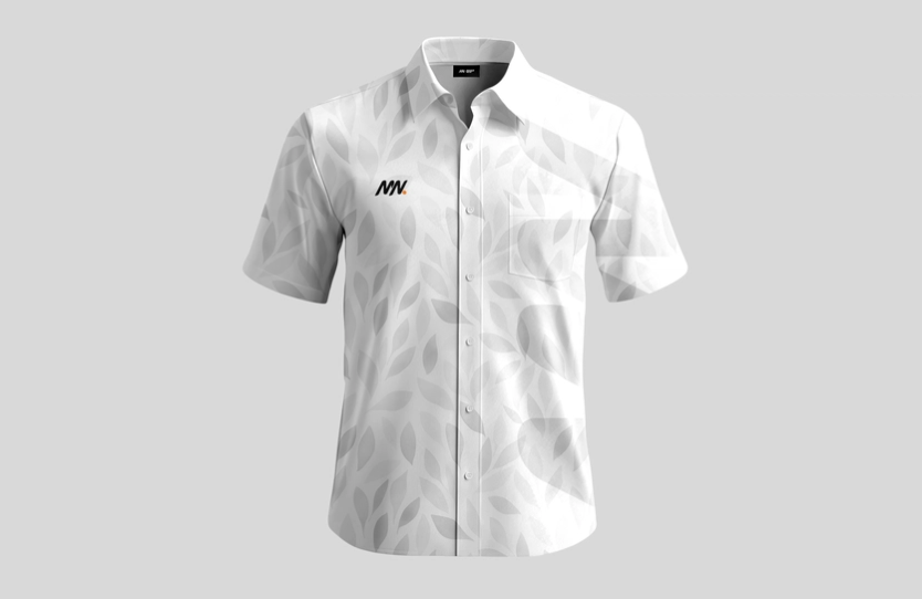 Short Sleeve Shirt Mockup Realistic PSD Template for Apparel and Branding Design