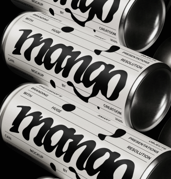 This Realistic Aluminum Can Mockup