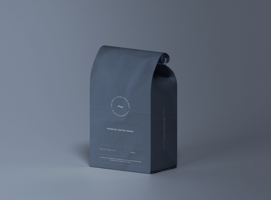 Vacuum Pouch Bag Mockup Branding