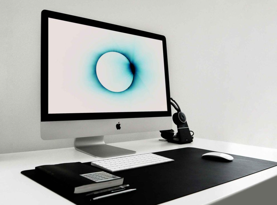 iMac Pro Perspective Mockup Realistic PSD Template for UI Web and App Design Presentations