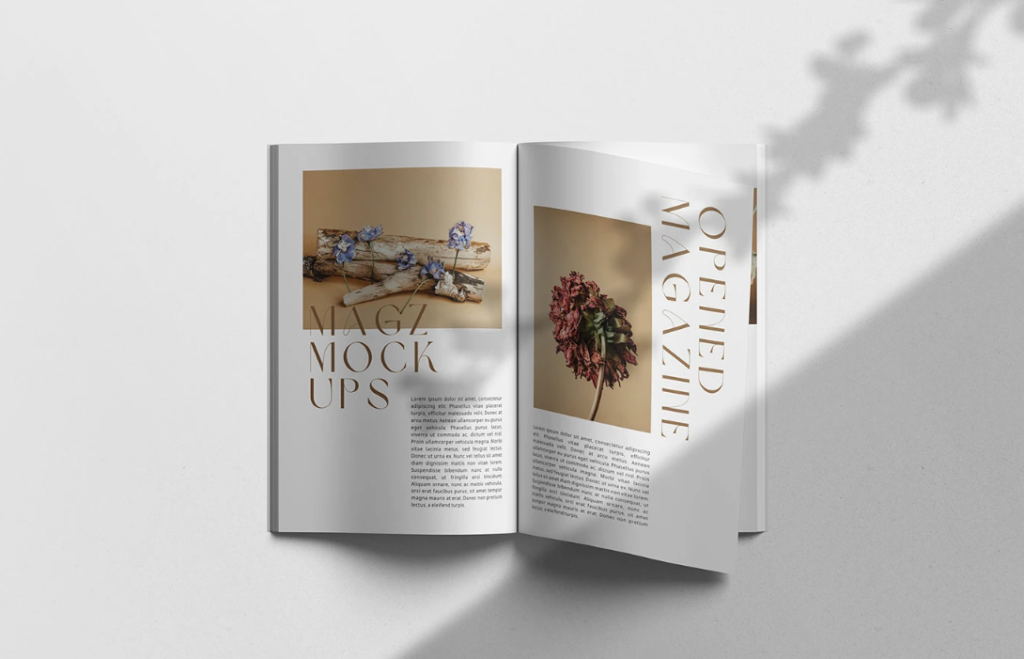 A4 Magazine Mockup Scene Creator