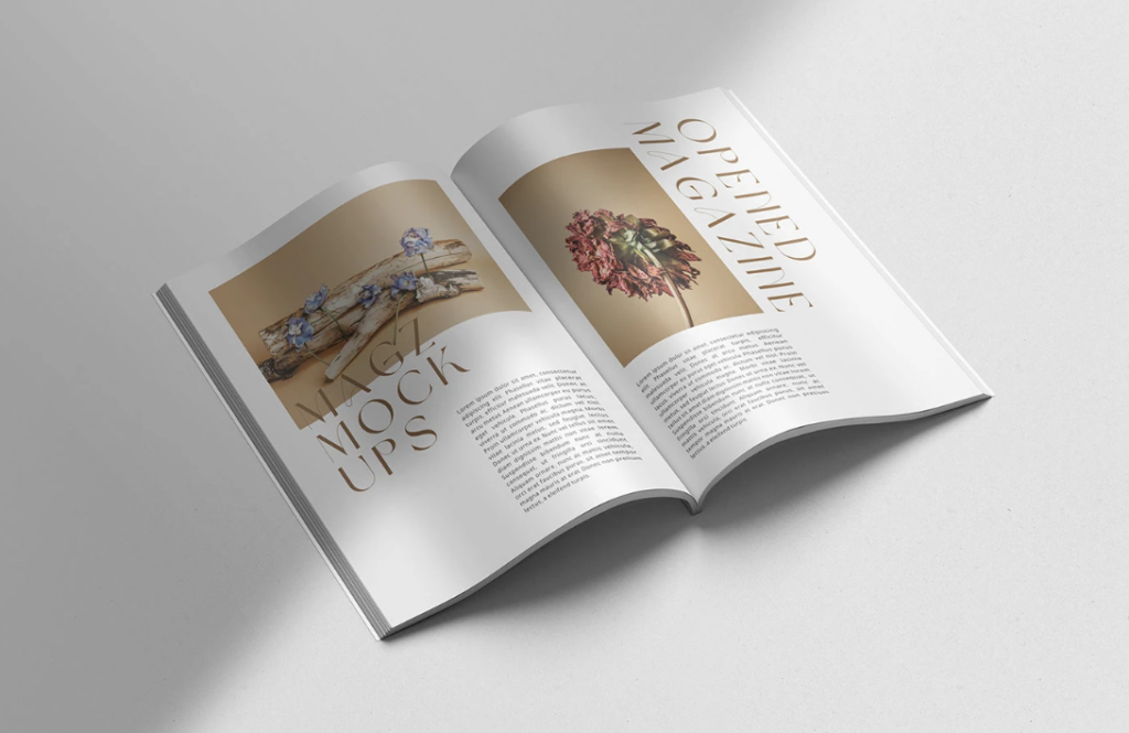 A4 Magazine Mockup Scene Creator