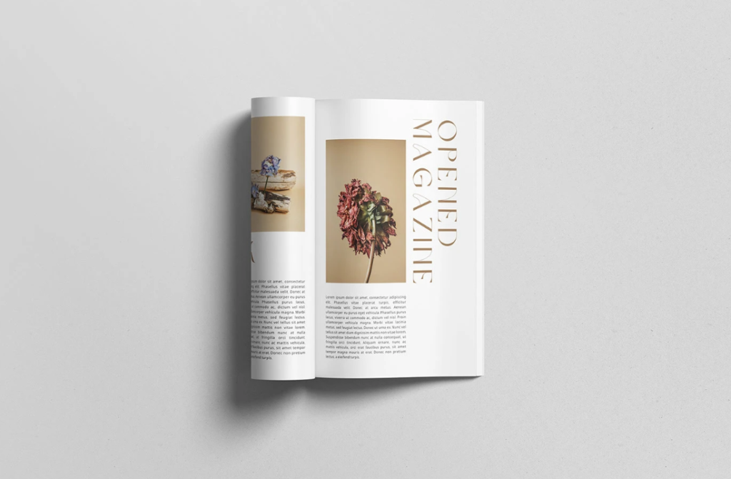A4 Magazine Mockup Scene Creator