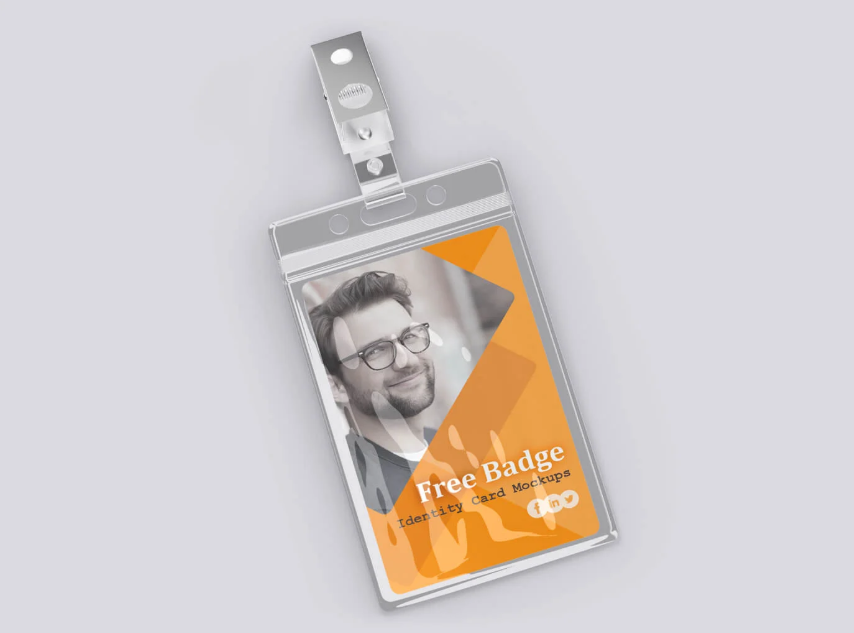 Badge Identity Card Mockups