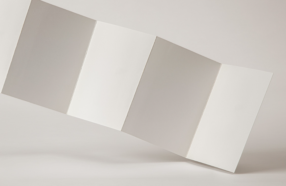 Branding Accordion Brochure PSD Mockup