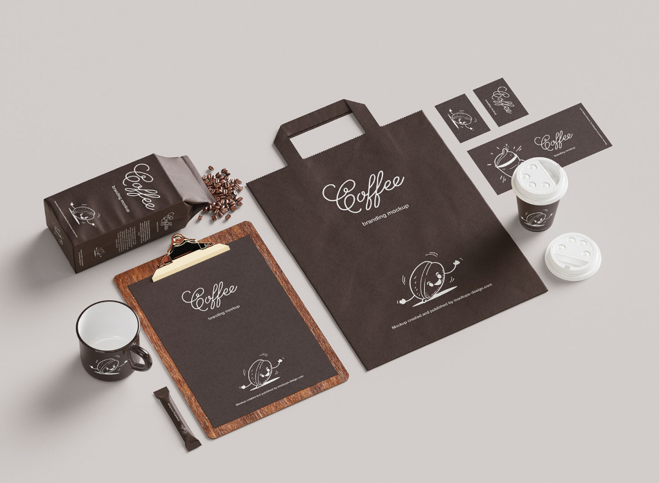 Coffee & Cafe Branding Mockup 7 Unique
