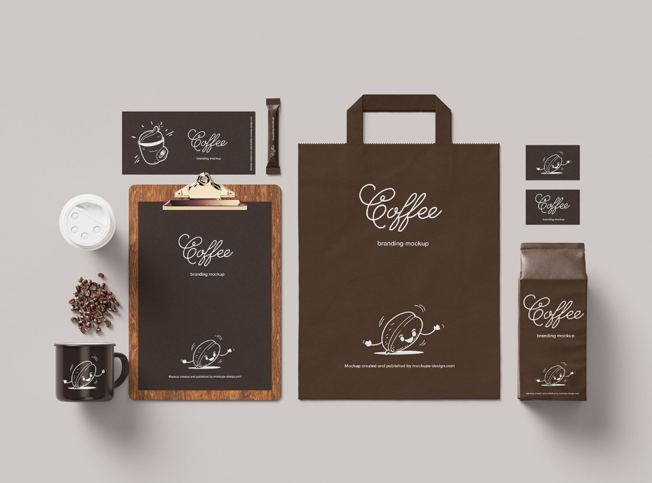 Coffee & Cafe Branding Mockup 7 Unique
