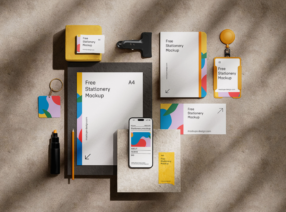 Creative and Eye Catching Stationery Mockup