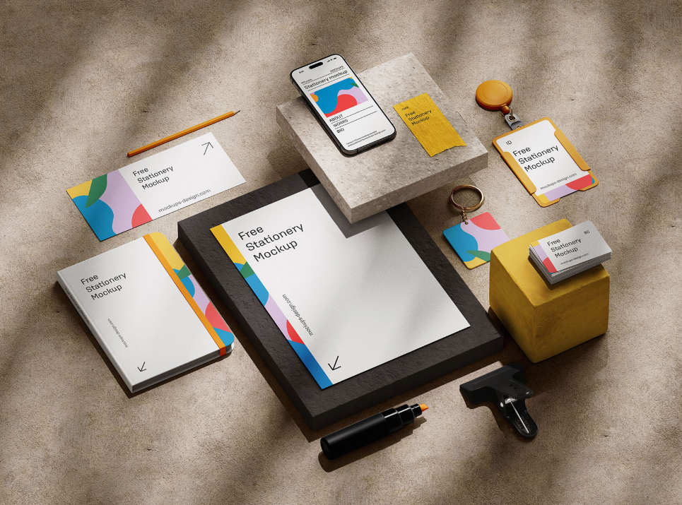 Creative and Eye Catching Stationery Mockup
