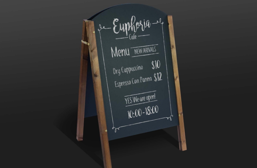 Frame Chalkboard Menu MockupRestaurant Bar & Cafe Friendly