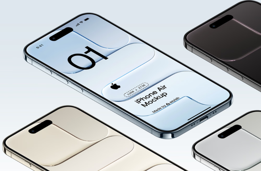 Free iPhone Air Mockup