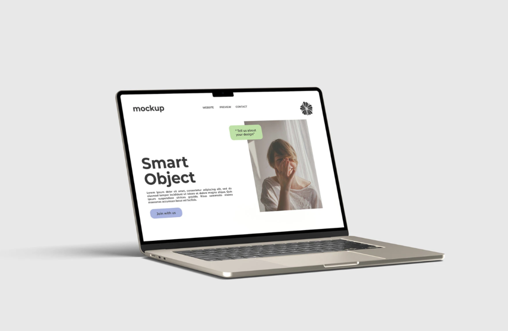 MacBook Air 15 inch Mockup Scene Creator