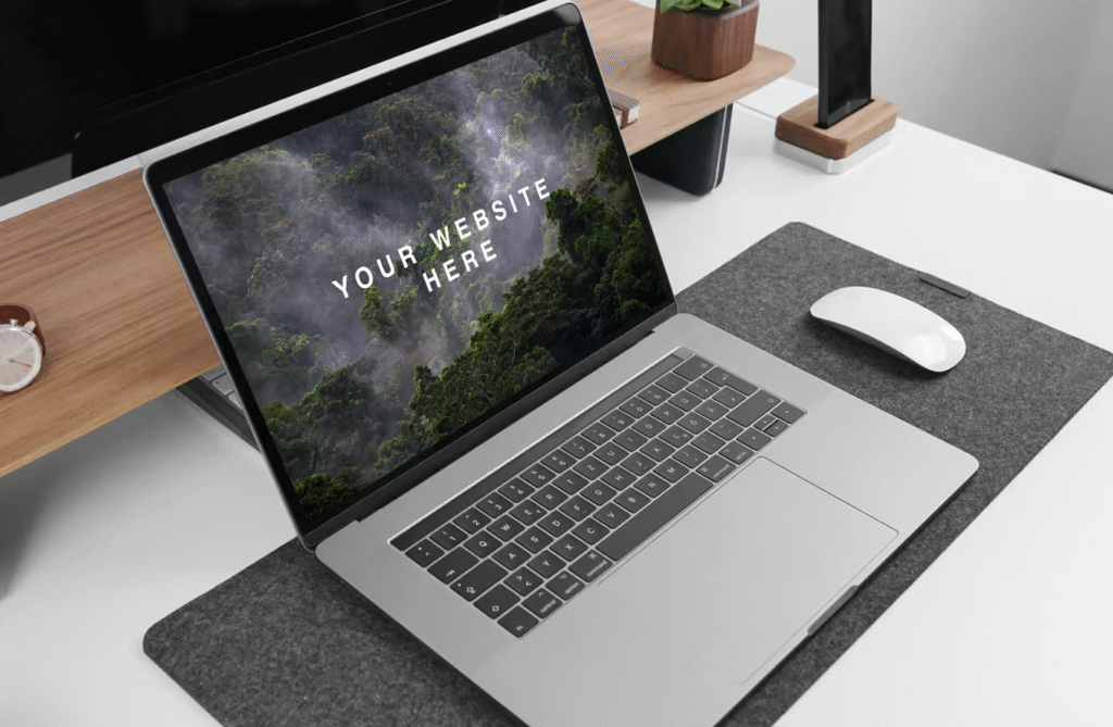 MacBook Pro 15 Mockup for Realistic Website