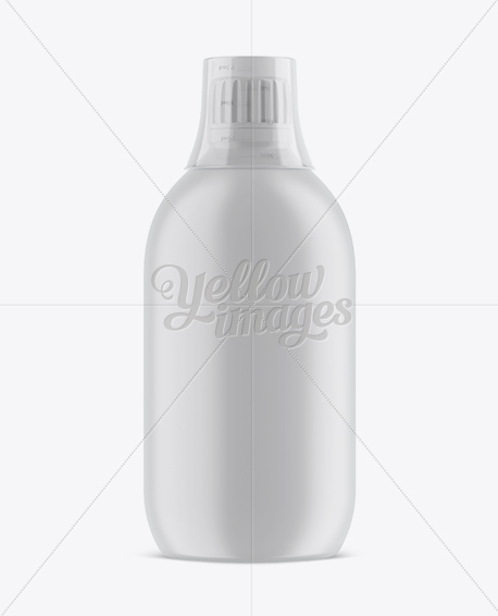 Matte Plastic Sport Nutrition Bottle Mockup