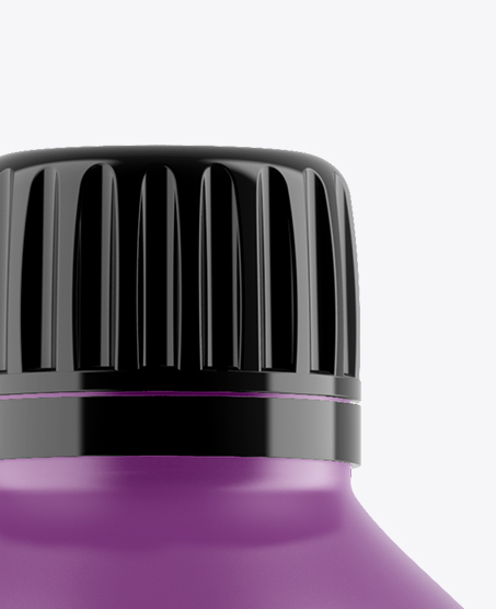 Matte Plastic Sport Nutrition Bottle Mockup