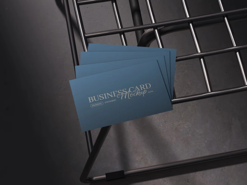 Modern Business Card Mockup Display
