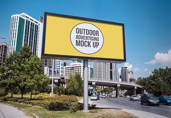 Outdoor Advertising MockUps High Quality Billboard Presentation PSDs