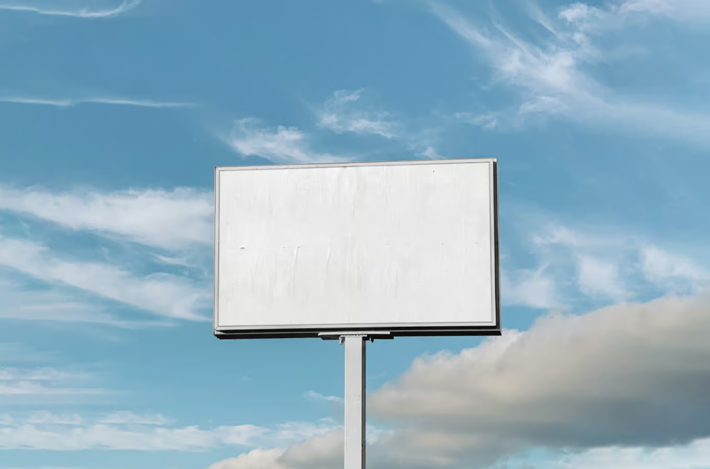 Outdoor Billboard Mockup Advertising Presentation PSD