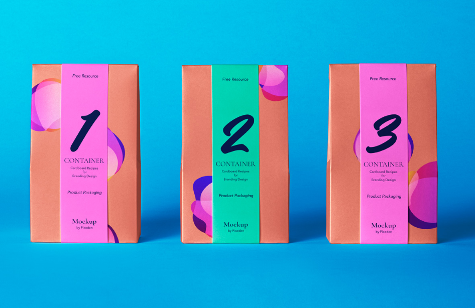 Product Pack PSD Packaging Mockup Scene