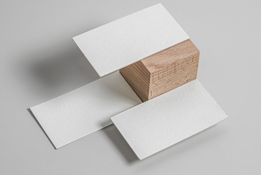 Rigid Business Cards Identity Brand PSD Mockup