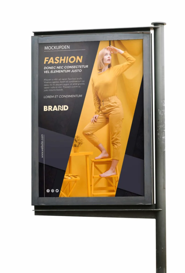 Roadside Banner Mockup Impactful