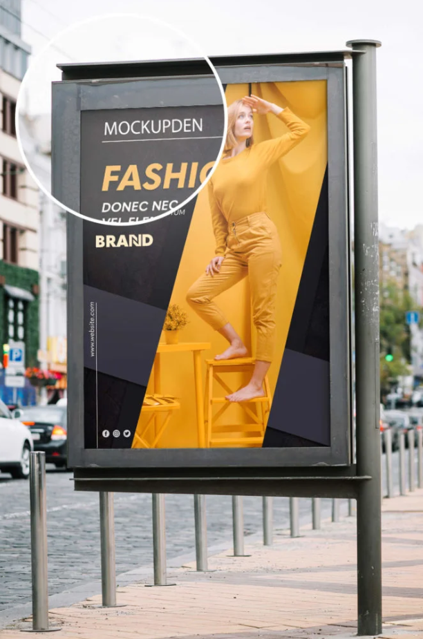 Roadside Banner Mockup Impactful