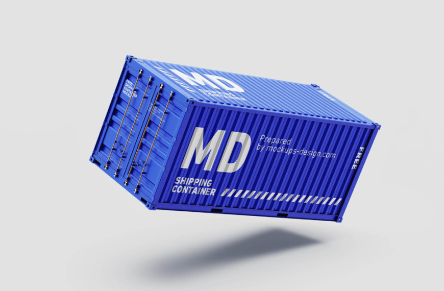 Shipping Container Mockup
