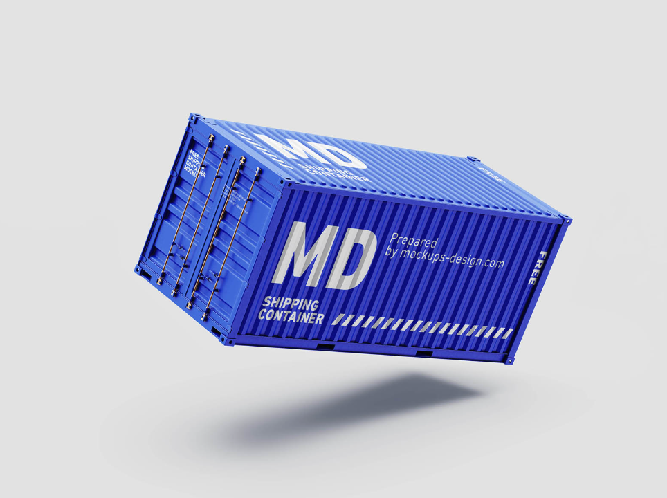 Shipping Container Mockup