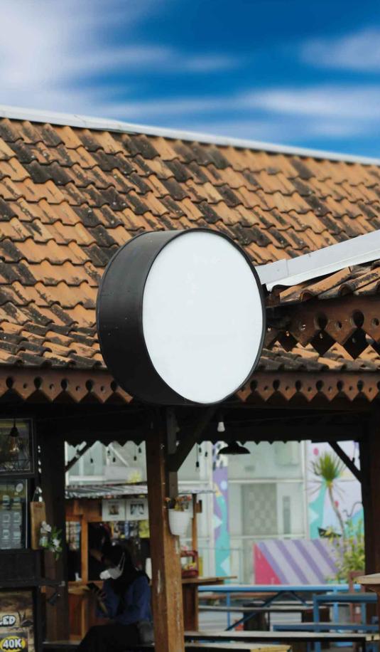 Signage Mockup for Shops Cafes and Restaurants