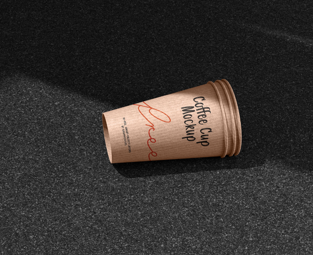 Sleek Coffee Cup Mockup with Realistic