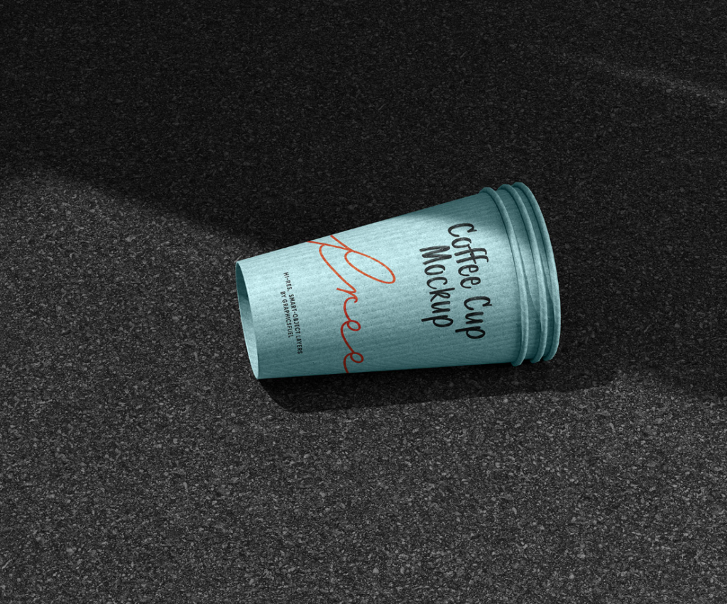 Sleek Coffee Cup Mockup with Realistic