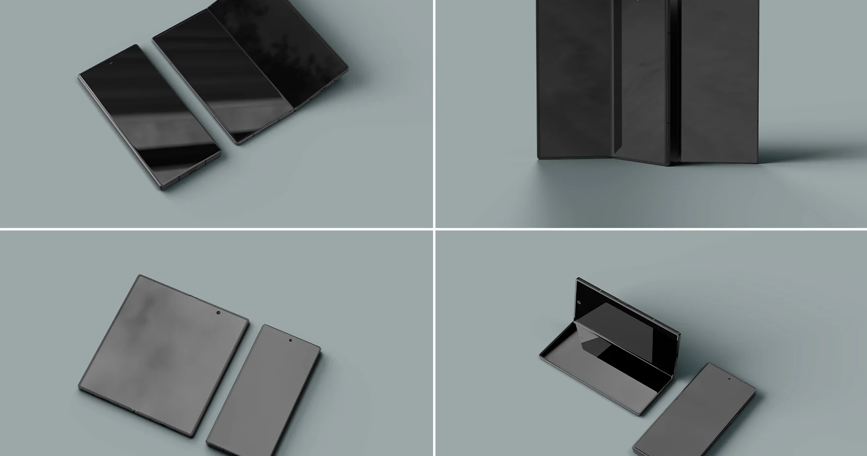 Smartphone Fold 7 Screen Mockup