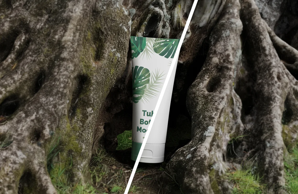 Tube Cosmetic Bottle Mockup