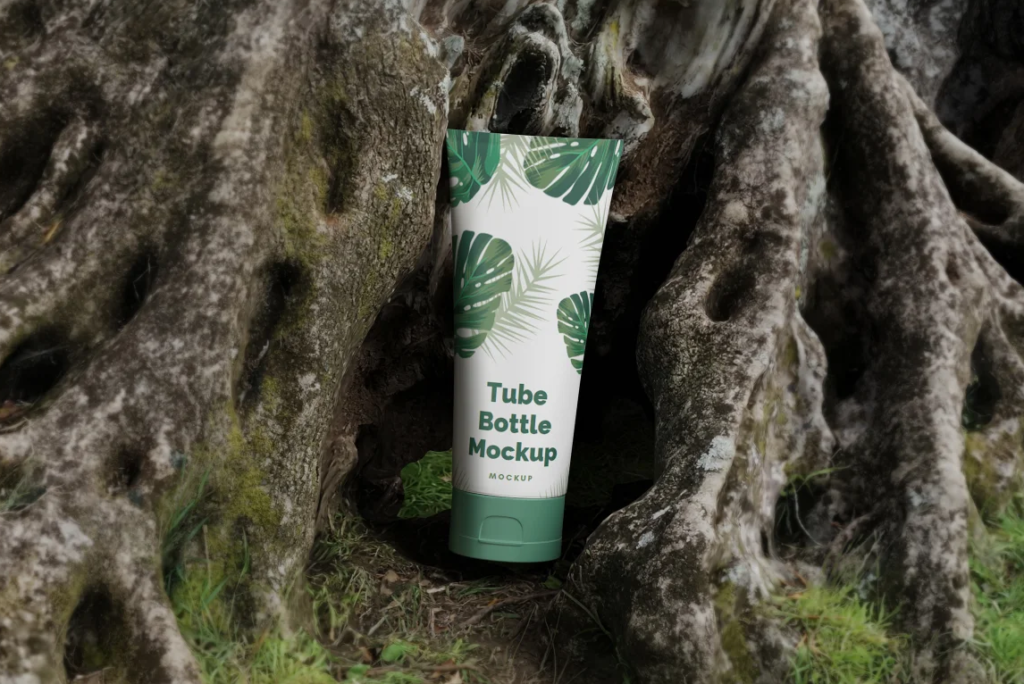 Tube Cosmetic Bottle Mockup
