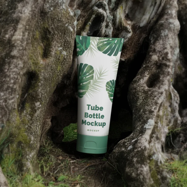 Tube Cosmetic Bottle Mockup