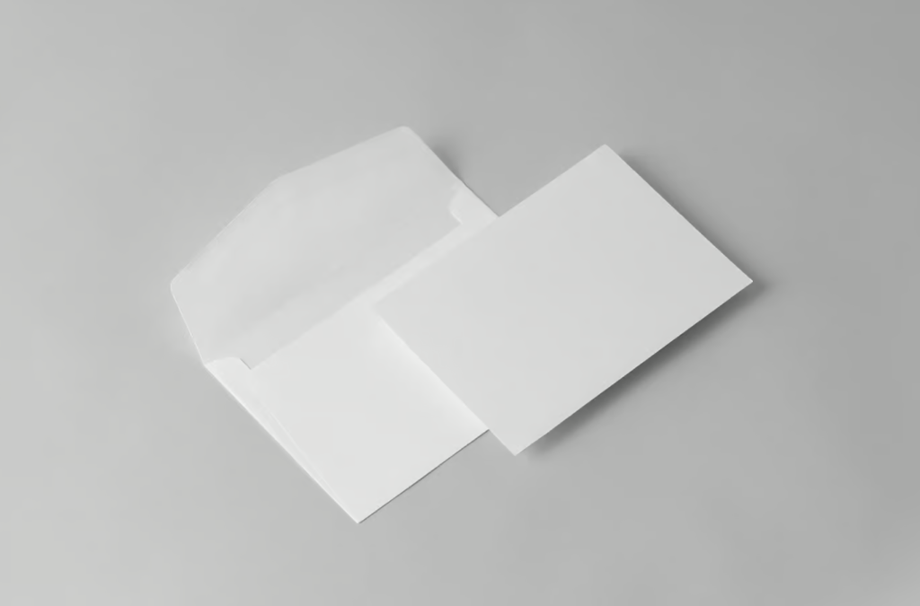 Two Small Envelopes Mockup